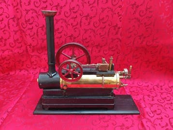 Stoommachine - Gietijzer - 1900-1910 - modelletje, Antiek en Kunst