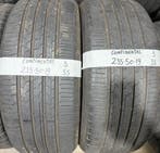2x235-50-19 Continental Zomer 2x5mm €55 PerBand 235 50 19, Auto-onderdelen, Banden en Velgen, Gebruikt, 235 mm, Band(en), Personenwagen