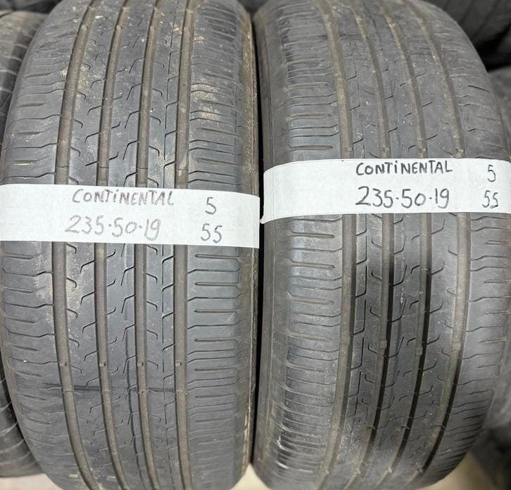 2x235-50-19 Continental Zomer 2x5mm €55 PerBand 235 50 19, Auto-onderdelen, Banden en Velgen, 19 inch, Zomerbanden, 235 mm, Personenwagen