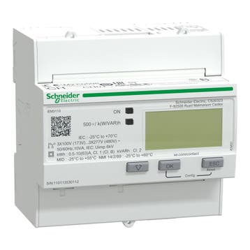 Schneider Electric Acti 9 Elektriciteitsmeter - A9MEM3110, Doe-het-zelf en Verbouw, Elektra en Kabels, Verzenden, Nieuw, Overige typen