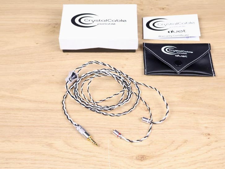 Crystal Cable Portable Duet headphone cable - 3.5mm TRS - 2x, Audio, Tv en Foto, Audiokabels en Televisiekabels, Overige kabels