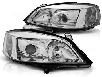 Koplampen Opel Astra G Xenon-Look chroom, Ophalen of Verzenden, Nieuw