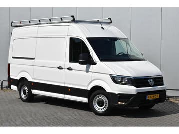 Zakelijke lease - Volkswagen Crafter Bestel 30 2.0 TDI L3H3, Stof, Gebruikt, Euro 6, Wit