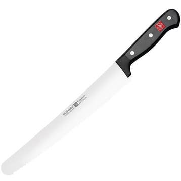 Broodmes | GOURMET | RVS | Zwart | Lengte 392mm Wüsthof, Verzenden, Nieuw in verpakking