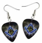 Plectrum ketting sleutelhanger van het Vrijmetselaars teken, Ophalen of Verzenden, Nieuw