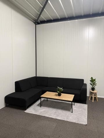 Moderne Antracietgrijze Hoekbank - Incl leveren!, Huis en Inrichting, Banken | Bankstellen, 125 tot 150 cm, Hoekbank, Ophalen of Verzenden