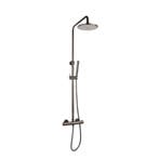 Sani Royal Opbouw Regendouche met Thermostaatkraan Gun Metal, Nieuw