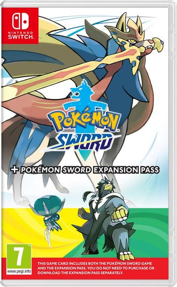 Switch Pokemon Sword + Pokemon Sword Expansion Pass, Verzenden, Zo goed als nieuw