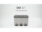 EKO Essential Splitted - Pedaalemmer 3x10 Liter - Soft-close, Verzenden, Zo goed als nieuw