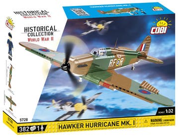 COBI 5728 Hawker Hurricane MK.I (Leger bouwsets), Verzenden, Nieuw