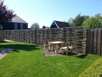 Prachtig mooie wilgen tenen afrastering voor uw tuin., Ophalen of Verzenden, Nieuw, Overige typen