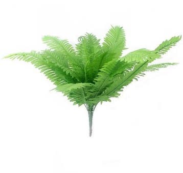 Varen Boston Fern Bush Groen Botanical Style 53 cm, Ophalen of Verzenden, Nieuw