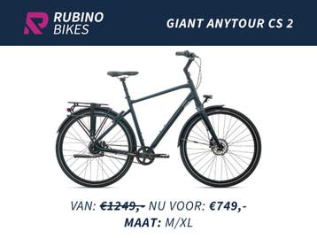 GIANT ANYTOUR CS2 (M&XL) BELT - €500 KORTING - STADSFIETS, Ophalen, Versnellingen, Nieuw, Giant