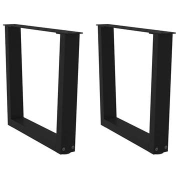 vidaXL Salontafelpoten 2 st V-vormig 60x(42-43,3) cm staal, Verzenden, Nieuw
