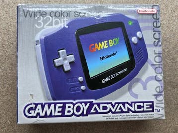 Nintendo - Gameboy Advance - Purple Edition - Complete with, Nieuw