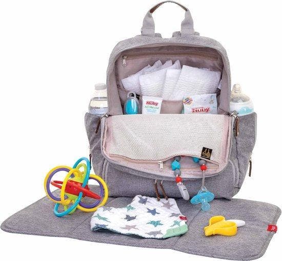 Luiertas NIEUW OPRUIMING met div. comp. en verschoningsmatje, Kinderen en Baby's, Luiertassen, Rugzak, Nieuw, Verzenden
