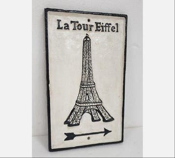 Reclamebord - de Eiffeltoren - Gietijzer, Antiek en Kunst