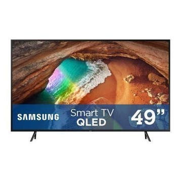 Samsung QE49Q60R - 49 inch 4K Ultra HD QLED smart TV, Ophalen, Philips, QLED, Zo goed als nieuw