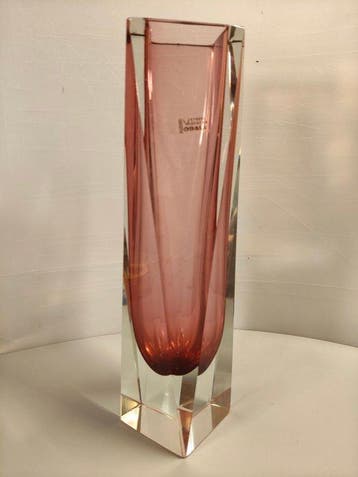 Oball - Vaas - Sommerso - Muranoglas, Antiek en Kunst