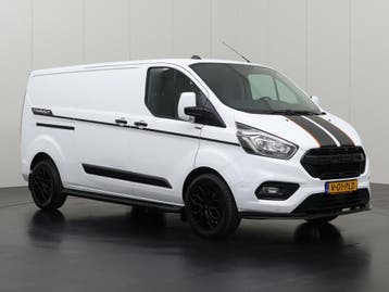 Ford Transit Custom 2.0TDCi 130PK Lang Raptor Sport, Stof, Gebruikt, Euro 6, Wit