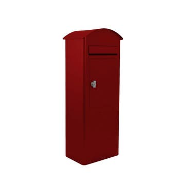 SafePost 70-5 combi vrijstaande brievenbus staal - rood, Verzenden, Nieuw