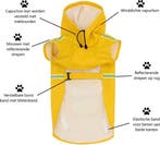 2dekans | Dutchwide - Hondenjas - Regenjas Hond - Blauw -, Dieren en Toebehoren, Honden-accessoires, Ophalen of Verzenden, Zo goed als nieuw