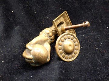 Antiek Deurklopper (2) - Fraaie Originele antieke bronzen