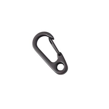Mini karabijnhaak met oog - 30mm - Gun metal, Ophalen of Verzenden, Nieuw, Overige typen