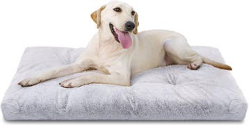 Hondenmand - Hondenkussen - Hondenbed - Grijs - 110x73 cm -, Dieren en Toebehoren, Hondenmanden, Verzenden, Zo goed als nieuw