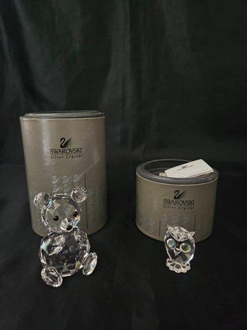 Swarovski - Beeldje - Swarovski - Lotto di 2 figurine, Antiek en Kunst, Curiosa en Brocante