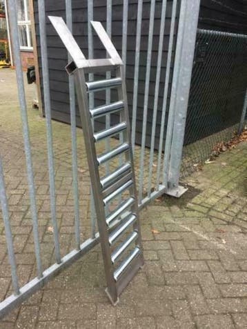 Rollerbaan afrijplaat trilplaat triller RVS oprijplaat samac, Ophalen of Verzenden, Nieuw