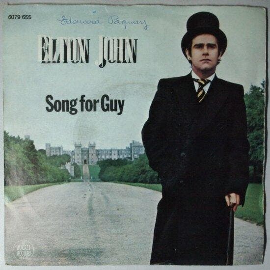 Elton John - Song for guy - Single, Cd's en Dvd's, Vinyl Singles, Verzenden