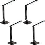 Bureaulamp, LED, dimbaar, inklapbaar, 14W - Set van 4, Huis en Inrichting, Lampen | Tafellampen, Verzenden, Nieuw