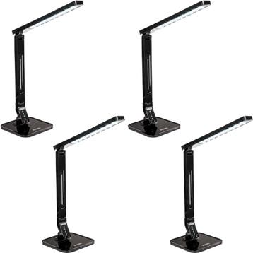 Bureaulamp, LED, dimbaar, inklapbaar, 14W - Set van 4, Verzenden, Nieuw