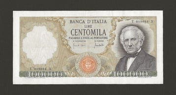 Italië. - 100.000 Lire 1970 - Gigante BI 82B2 (Zonder
