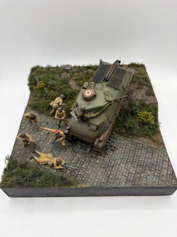 Tamiya - Diorama Somua S35 - 1930-1940 - Frankrijk, Nieuw