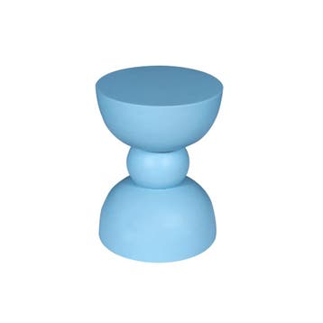 Bijzettafel Jon, Mangohout met Blauwe Finish | Starfurn, Huis en Inrichting, Ophalen of Verzenden, Nieuw