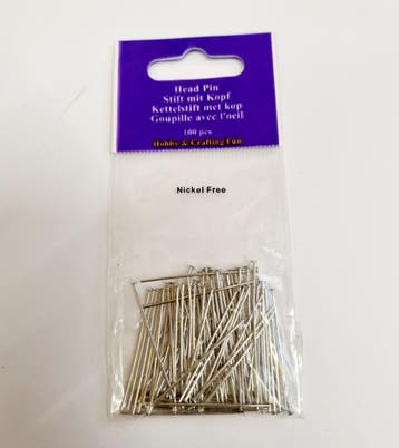 100 x Platinum kleur nietstiften 32mm Hobby & crafting fu..., Ophalen of Verzenden, Nieuw, Overige typen