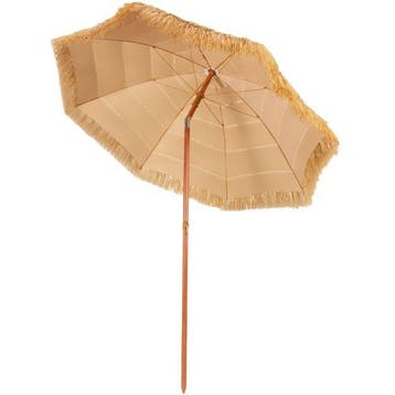 2dekans | Coast 200 cm Kantelbare Strandparasol – Natural –, Ophalen of Verzenden, Zo goed als nieuw