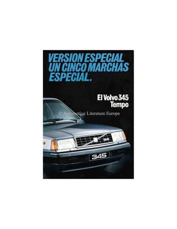 1982 VOLVO 345 BROCHURE SPAANS, Nieuw, Volvo, Author