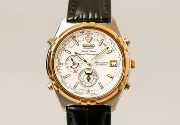 Seiko - World Timer Alarm Chronograph - Zonder minimumprijs