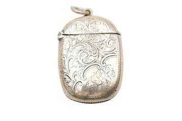Vesta doosje - .925 zilver - 19e eeuw