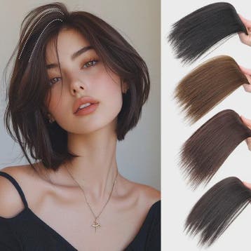 Naadloze Clip-in Haarstukken voor Volume: Synthetische Haarv, Sieraden, Tassen en Uiterlijk, Verzenden, Nieuw