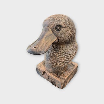 Bust of a platypus statue - home decor animal lover gift him, Verzenden, Nieuw