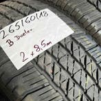 2 x Bridgestone Dueler 265-60-18 Zomerbanden 8,5mm, Auto-onderdelen, Banden en Velgen, 18 inch, Gebruikt, 265 mm, Ophalen of Verzenden