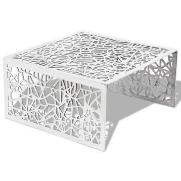 Bijzettafel Industrieel 69cm | Tweedekansje | OP=OP, 50 tot 100 cm, Vierkant, Nieuw, Metaal