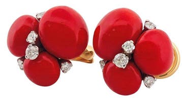 Pomellato - Oorbellen - Capri - 18 karaat Roségoud Koraal -, Sieraden, Tassen en Uiterlijk, Nieuw