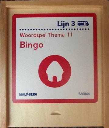 Lijn 3 Woordspel Thema 11, Bingo, Verzenden, Nieuw