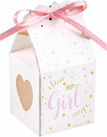 6 babyshower cadeaus doosje Girl of Boy van 3,95 voor 1,95, Verzenden, Nieuw, Versiering, Geboorte of Huwelijk
