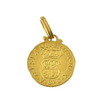 Munthanger - 22 karaat Geel goud